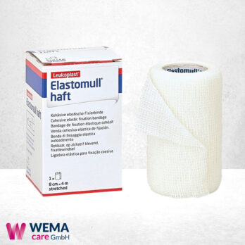 Elastomull haft Fixierbinde Weiß 20 m