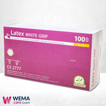 Latex Einmalhandschuhe White Grip