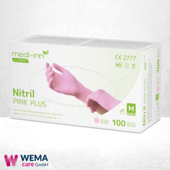 Nitril Einmalhandschuhe Pink PLUS