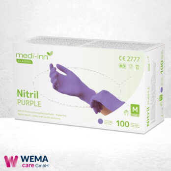 Nitril Einmalhandschuhe Purple